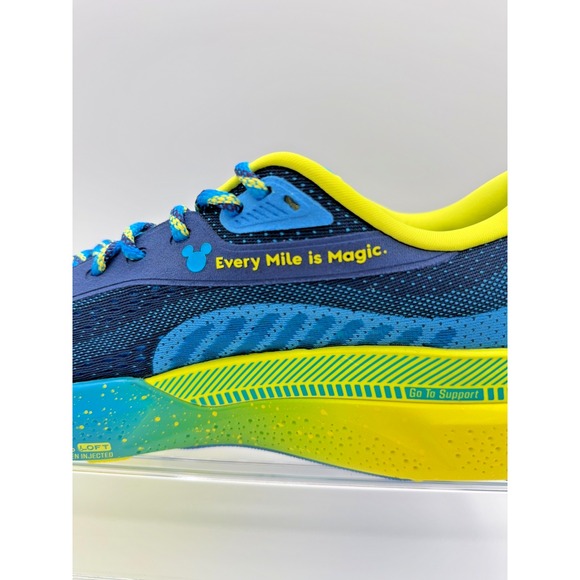 2025 Run Disney Brooks Adrenaline GTS 24 Mickey Mouse Blue 11 Mens Medium - Picture 3 of 7